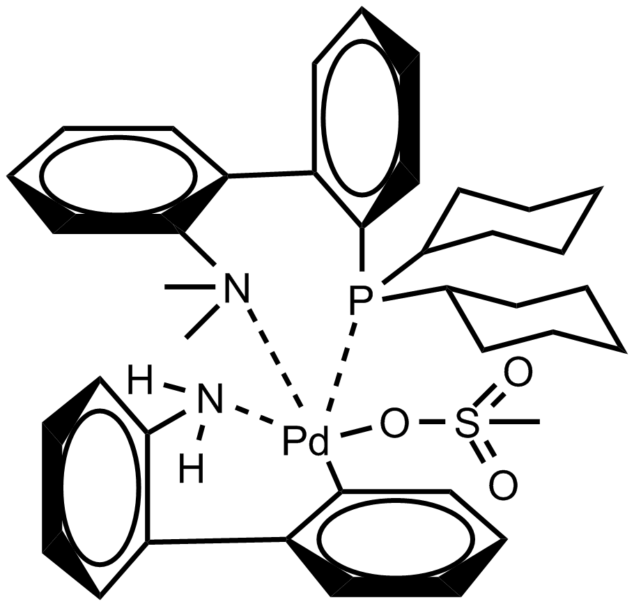 甲磺酸[2-（二环己基膦基）-2' - （N，N-二甲基氨基）-1,1'-联苯]（2'-氨基-1,1'-联苯-2-基）钯（II）