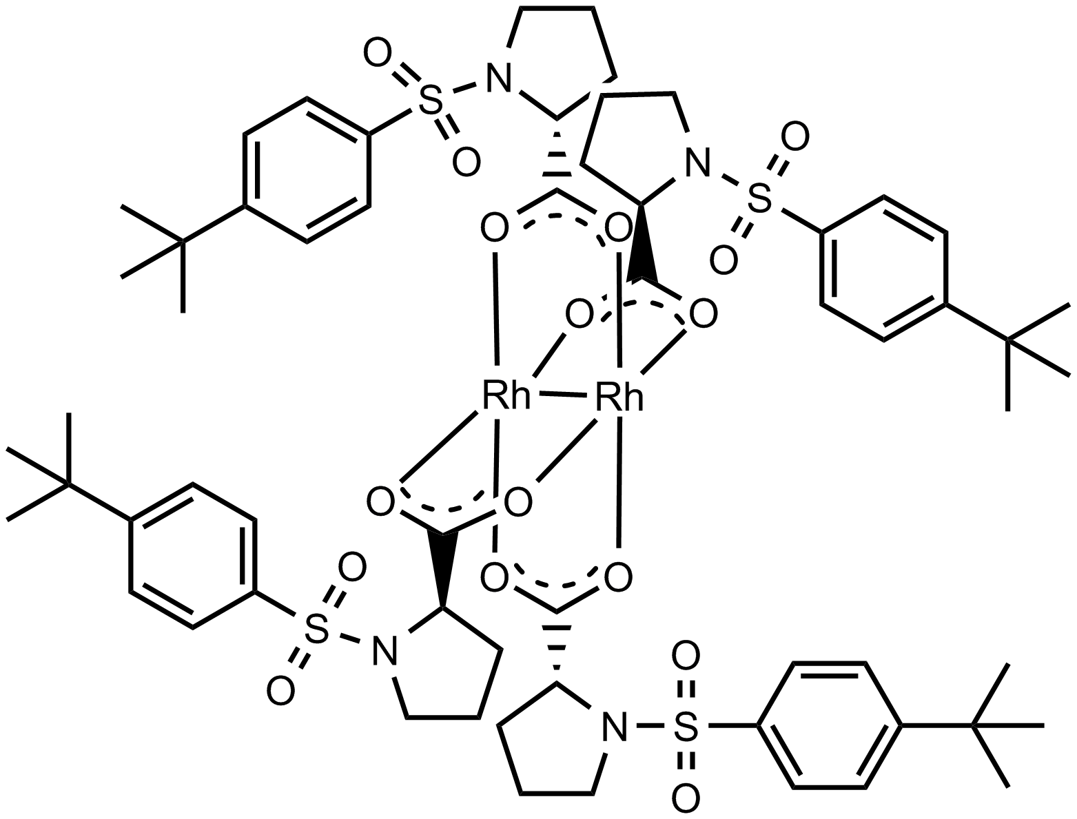 四[1-[(4-叔丁基苯基)磺酰基]-(2R)-吡咯烷羧酸]二铑(II)