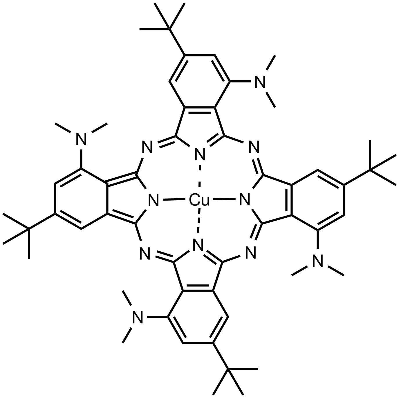 Copper(II) 3,10,17,24-tetra-tert-butyl-1,8,15,22-tetrakis(dimethylamino)-29H,31H-phthalocyanine