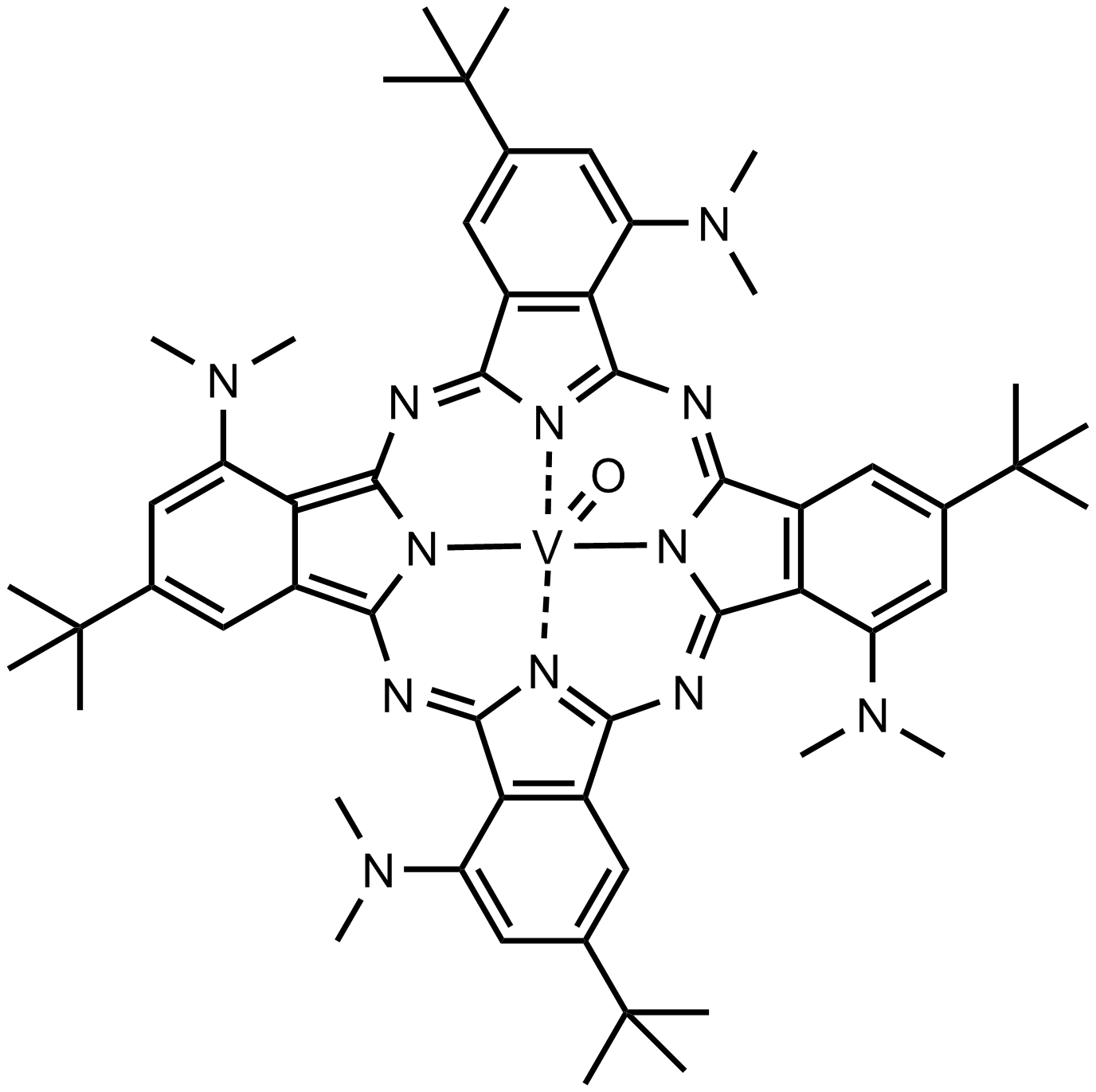 Vanadyl 3,10,17,24-tetra-tert-butyl-1,8,15,22-tetrakis(dimethylamino)-29H,31H-phthalocyanine