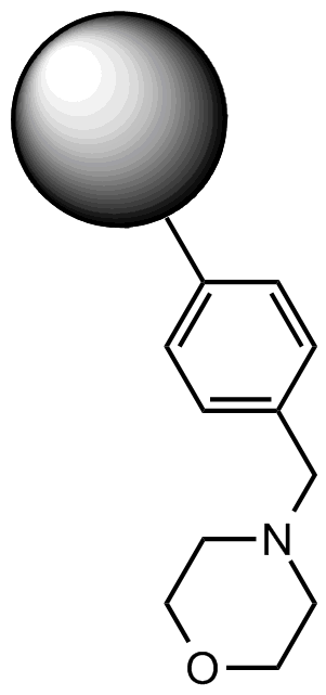 吗啉，高聚物（聚苯乙烯-二乙烯苯）固定，200-400目，~3mmol/g, 1% 交联