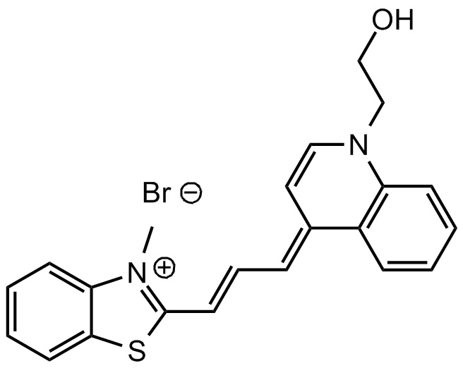 2-[(1E)-3-[(4E)-1-(2-羟乙基)-1,4-二氢喹啉-4-基]丙-1-烯-1-基]-3-甲基-1,3-苯并噻唑-3-鎓溴化物