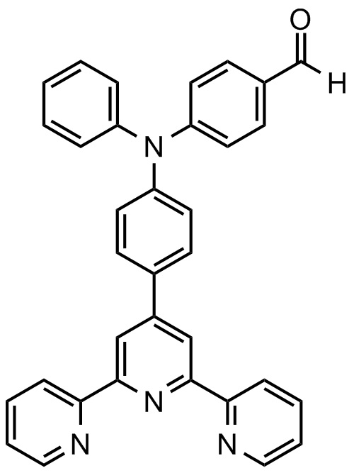 4'-(4-（N-苯基-N-4-甲酰苯基氨基苯基)-2,2':6',2"-三联吡啶