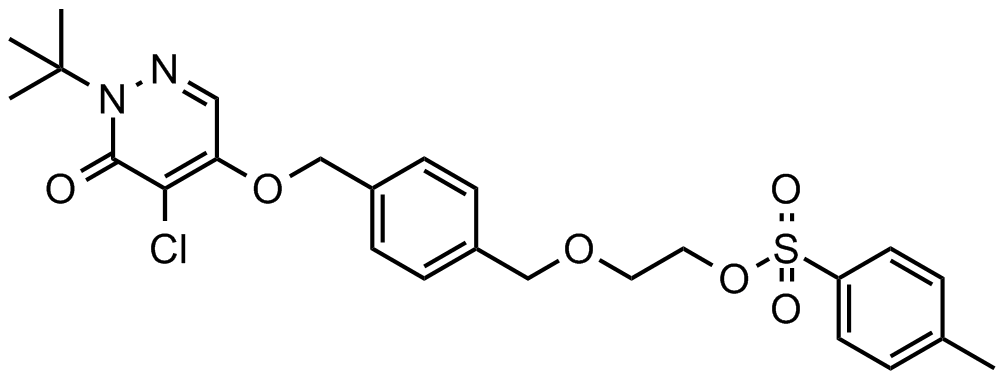 2-（4 - （（1-叔丁基-5-氯-6-氧代-1,6-二氢哒嗪-4-基氧基）甲基）苄氧基）乙基4-甲基苯磺酸酯