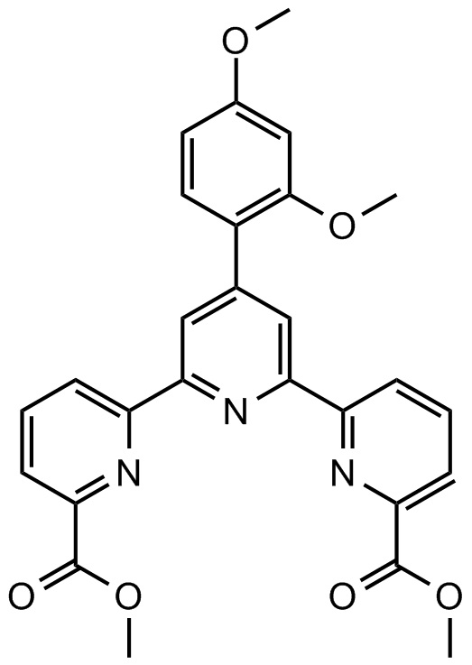 4'-(2,4-二甲氧基苯基)-2,2':6',2''-三联吡啶-6,6''-二甲酸甲酯