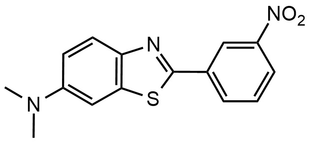 6-二甲氨基-2-(3'-硝基苯基)-1,3-苯并噻唑
