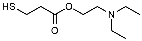 2-(二乙氨基乙基)-3-巯基丙酸酯