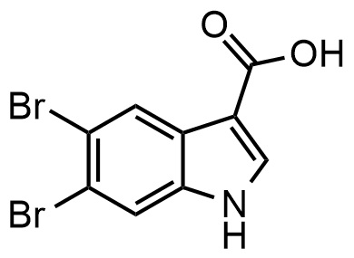 5,6-二溴-1H-吲哚-3-羧酸
