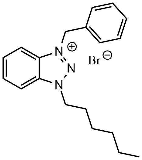 3-苄基-1-己基苯并三氮唑鎓溴化物（HBBT）