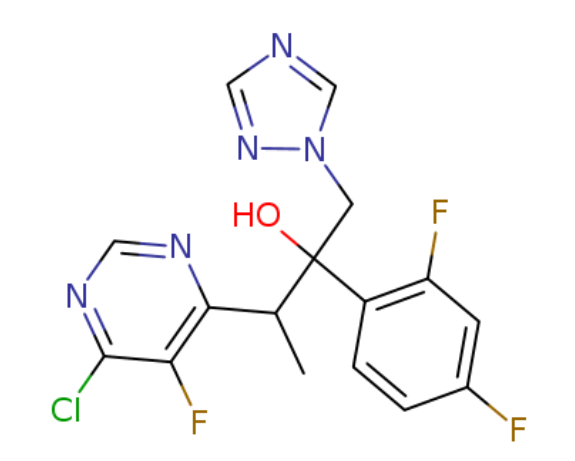 3-(6-氯-5-氟嘧啶-4-基)-2-(2,4-二氟苯基)-1-(1H-1,2,4-三唑-1-基)-2-丁醇