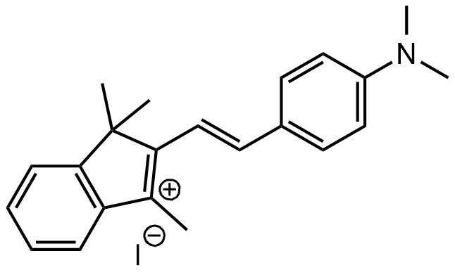 4-[4-(二甲氨基)苯乙烯基]-1,3,3-三甲基吲哚鎓碘化物