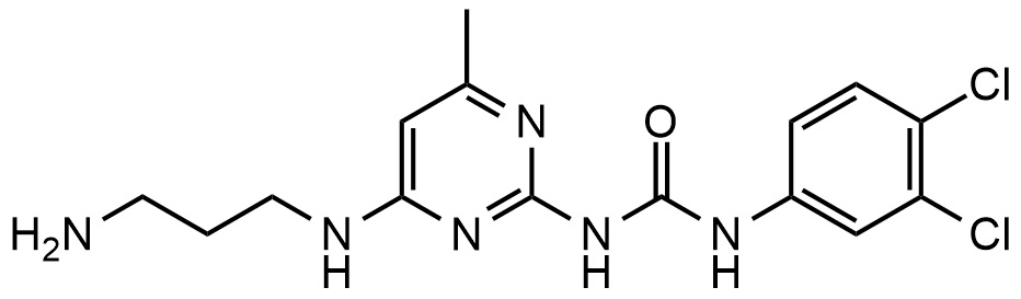 1-(3,4-二氯苯基)-3-(4-((3-氨基丙基)氨基)-6-甲基嘧啶-2-基)尿素