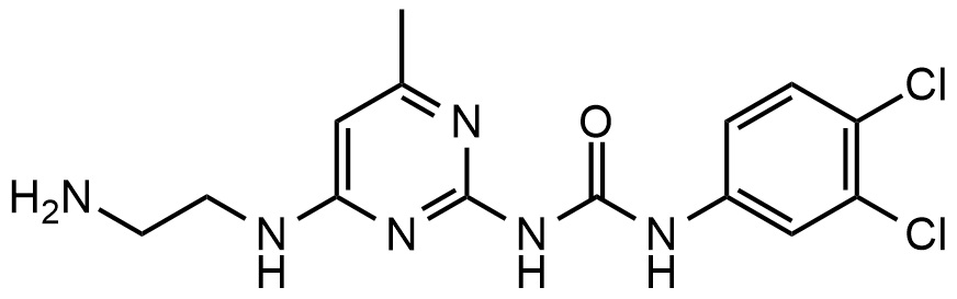 1-(3,4-二氯苯基)-3-(4-((2-氨基乙基)氨基)-6-甲基嘧啶-2-基)尿素