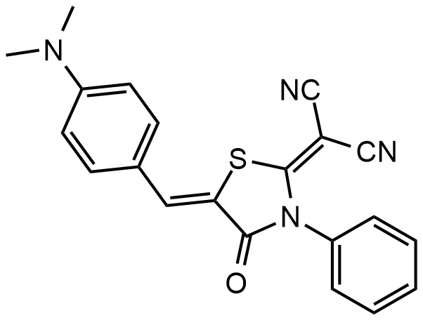 2-(1,1-氰亚甲基)-3-苯基-5-((4-二甲氨基)亚苄基)-1,3-噻唑-4-酮 (DPDT)