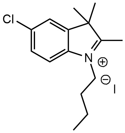 1-丁基-5-氯-2,3,3-三甲基-3H-吲哚-1-鎓碘化物