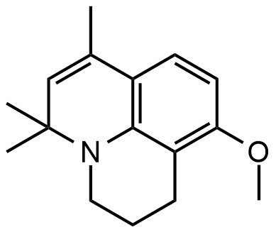 5,5,7-三甲基-2,3-二氢-1H,5H-10-甲氧基吡啶并[3,2,1-ij]喹啉