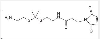 N-（2-（2-（2-氨基乙硫基）丙-2-基硫基）乙基）-3-（2,5-二氧代-2,5-二氢-1H-吡咯-1-基）丙酰胺