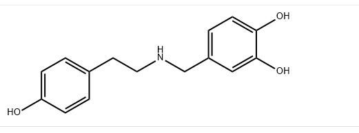 1,2-Benzenediol, 4-[[[2-(4-hydroxyphenyl)ethyl]amino]methyl]-