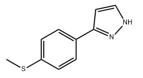 3-[4-(甲巯基)苯基]-2H-吡唑