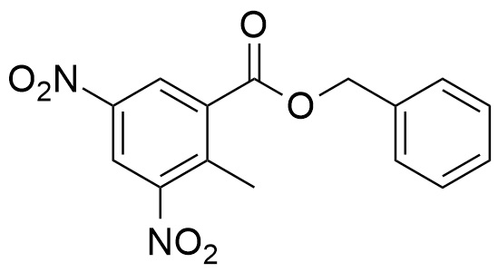 2-甲基-3,5-二硝基苯甲酸苄酯
