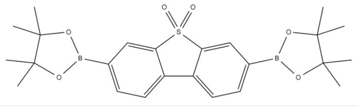3,7-双(4,4,5,5-四甲基-1,3,2-二氧硼杂环戊烷-2-基)二苯并[b,d]噻吩 5,5-二氧化物
