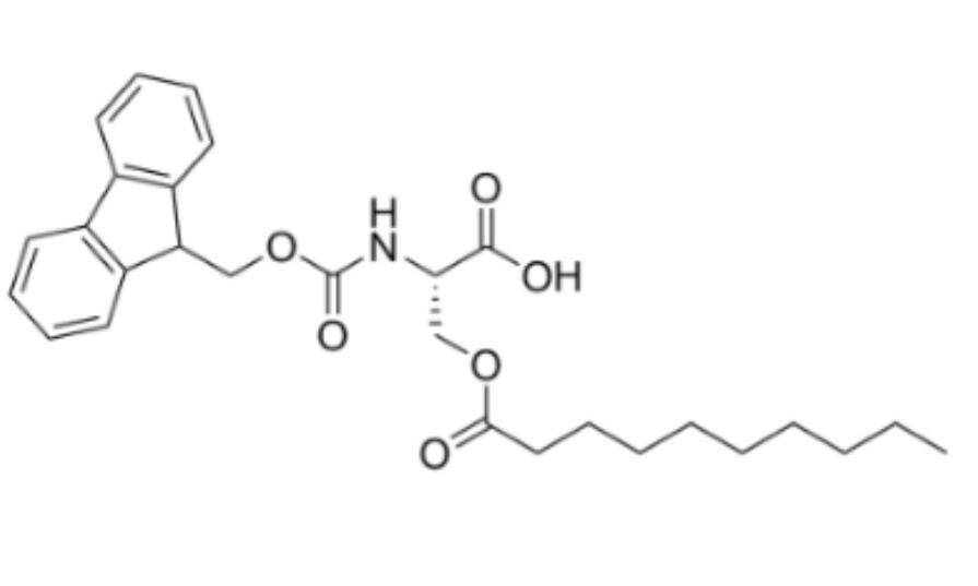 N-(((9H-fluoren-9-yl)methoxy)carbonyl)-O-decanoyl-L-serine