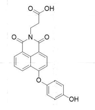 3-(6-(4-hydroxyphenoxy)-1,3-dioxo-1H-benzo[de]isoquinolin-2(3H)-yl)propanoic acid